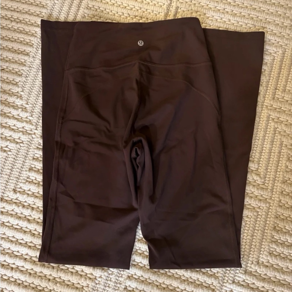 lululemon athletica Brown Boot Cut Flare Yoga Pants